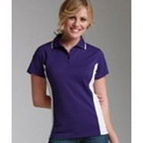 Custom Charles River Apparel Women's Color Blocked Wicking Polo Shirt