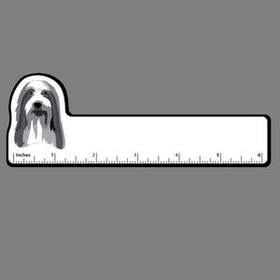 Custom Dog (Beardie, Head) 6 Inch Ruler