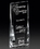 Custom Radiant Glow Crystal Award (4 1/2"x11"x1 1/2"), Price/piece