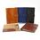 Custom New Age Italian PU Leather Junior Padfolio ( Brown), 6 1/4" W x 8 1/2" H x 5/8" D, Price/piece
