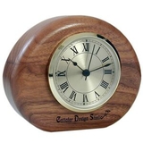 Custom Wood Global Vision Clock