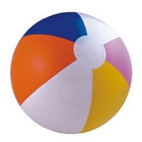 Custom 16" Inflatable Multi-Color Beach Ball