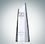 Custom Polygon Optical Crystal Obelisk Award (Medium), 9" H x 3 1/8" W x 2" D, Price/piece