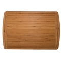 Custom Malibu Groove Vertical Grain Bamboo Cutting Board, 18
