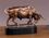 Custom Charging Bull Resin Award (8"x6"), Price/piece
