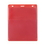 Custom Event Vertical Event Vinyl Credential Wallet W/ Slot & Chain - Red, 3" W x 4.25" H, Price/piece