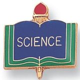 Blank Enamel Academic Award Pin (Science), 13/16
