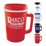 Custom 34 Oz. Muscle Coffee Mug With Spill-Resistant Lid, 7