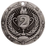 Custom 3'' World Class Medallion 2Nd Place (S)