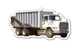 Custom 3.1-5 Sq. In. (B) Magnet - Garbage Truck, 2.5