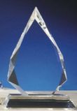 Custom Optical Crystal Pinnacle Award (7