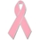 Blank Pink Awareness Ribbon Lapel Pin, 1" H, Price/piece