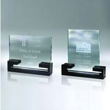 Custom Awards-optical crystal award/trophy 8-5/8 inch high, 8
