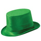 Custom Green Vel Felt Top Hat