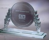 Custom Jade Glass Corona Award