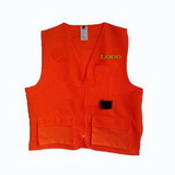 Custom Surveyor Safety Vests, Solid Twill Orange, Large by Radians, 24.5