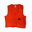 Custom Surveyor Safety Vests, Solid Twill Orange, Large by Radians, 24.5" L x 28" W, Price/piece