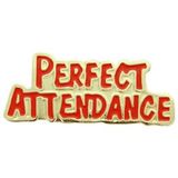 Blank Etched Enameled School Pin (Perfect Attendance)
