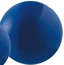 Custom 9" Inflatable Solid Blue Beach Ball