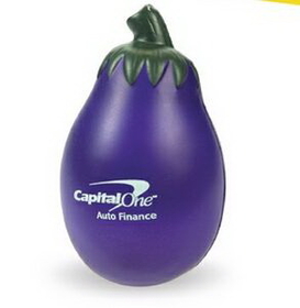 Custom Eggplant Stress Reliever Squeeze Toy