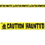 Caution Haunted Zone Party Tape, Price/piece