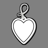 Custom Heart (Tall) Bag Tag