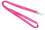 Custom Pink Polyester Lanyards 1/2" (12 mm) Wide, Price/piece