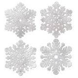 Custom Foil Snowflake Cutout, 15