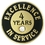 Blank Excellence In Service Pin - 4 Years, 3/4" W, Price/piece