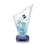 Custom Condor Award w/ Blue Base (8 1/2