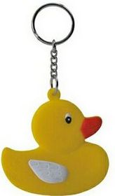Custom 2-D Rubber Duck Keychain