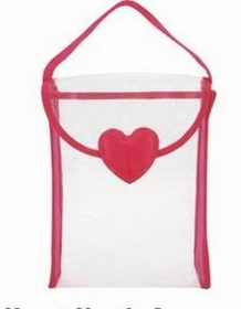 Custom Sweet Heart Handy Accessory Bag (5-1/2"x2"x7-1/2")