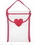 Custom Sweet Heart Handy Accessory Bag (5-1/2"x2"x7-1/2"), Price/piece