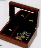 Custom Solid Rosewood Jewelry Box w/ Velvet Lining