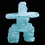 Custom Frosted Inukshuk Sculpture (10"), Price/piece
