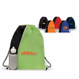 Custom Sport Mesh Pocket Drawstring, Sports Pack, Drawstring Bag, Drawstring Backpack, 13.5" W x 18" H