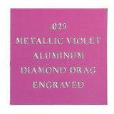 Custom Metallic Violet Aluminum Engraving Sheet Stock (12
