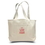 Custom Canvas Tote Bag, 18.5" W x 12" H x 5.5" D, Price/piece