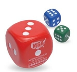 Custom Dice Stress Reliever Squeeze Toy