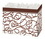 Blank Chocolate Drizzle Large Basket Box, 10 1/4" L x 6" W x 7 1/2" H, Price/piece