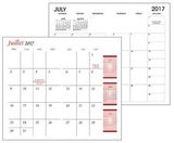Blank Calendar Refill - Monthly, 3 7/16