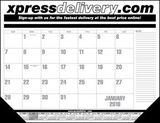 Custom Standard Desk Pad Calendar (1 Color)