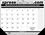 Custom Standard Desk Pad Calendar (1 Color), Price/piece