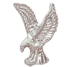Blank Silver Eagle Lapel Pins, 7/8" W