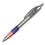 Custom Silver Barrel Ballpoint Pen w/ Patriotic Rubber Grip, Price/piece