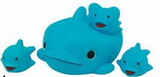 Rubber Dolphin 4 Piece Big Family
