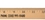 Custom Clear Lacquer Wood 12" Ruler w/ English or Metric Scale - Spot Printed, Price/piece