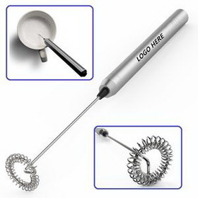 Custom Better quality stainless steel milk frother, 9 3/4" L x 9/16" L