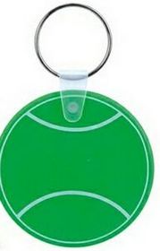 Custom 2" Tennis Ball Keychain