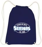 Custom Colored Cotton Canvas Drawstring Backpack - 1 Color (15